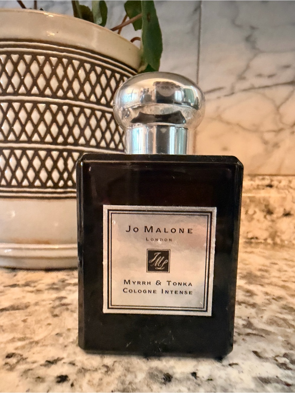 Jo Malone Black & Silver Myrrh & Tonka perfume 1.7 ounces